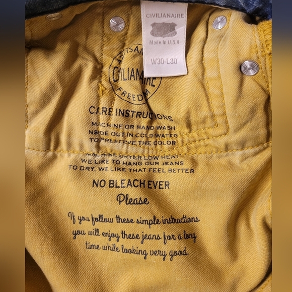 Civilianaire x Allen Edmonds Walker Jeans sz 30 x 30 - Picture 7 of 12